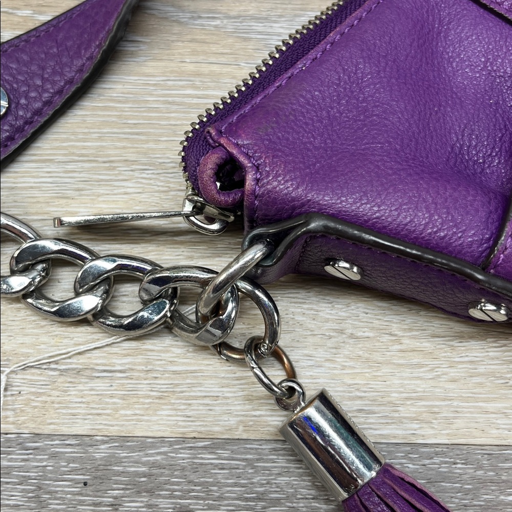 0880 Michael Kors purple pebble leather hobo 258570880 - Picture 9 of 16